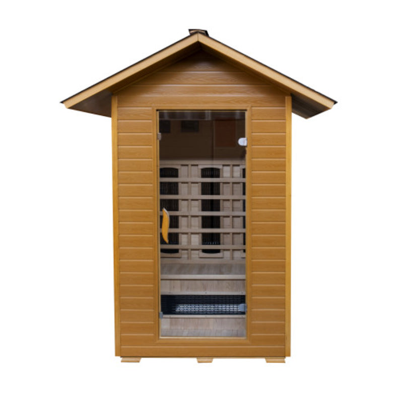 SunRay Saunas - Burlington Outdoor Infrared Sauna - 2 People