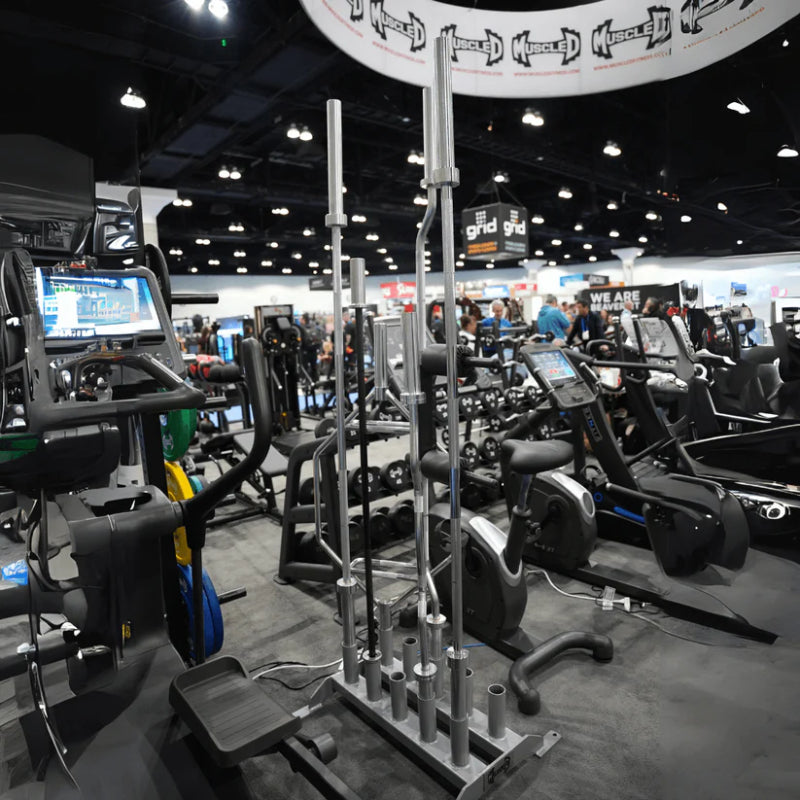 Muscle D Fitness Vertical Olympic Bar Rack
