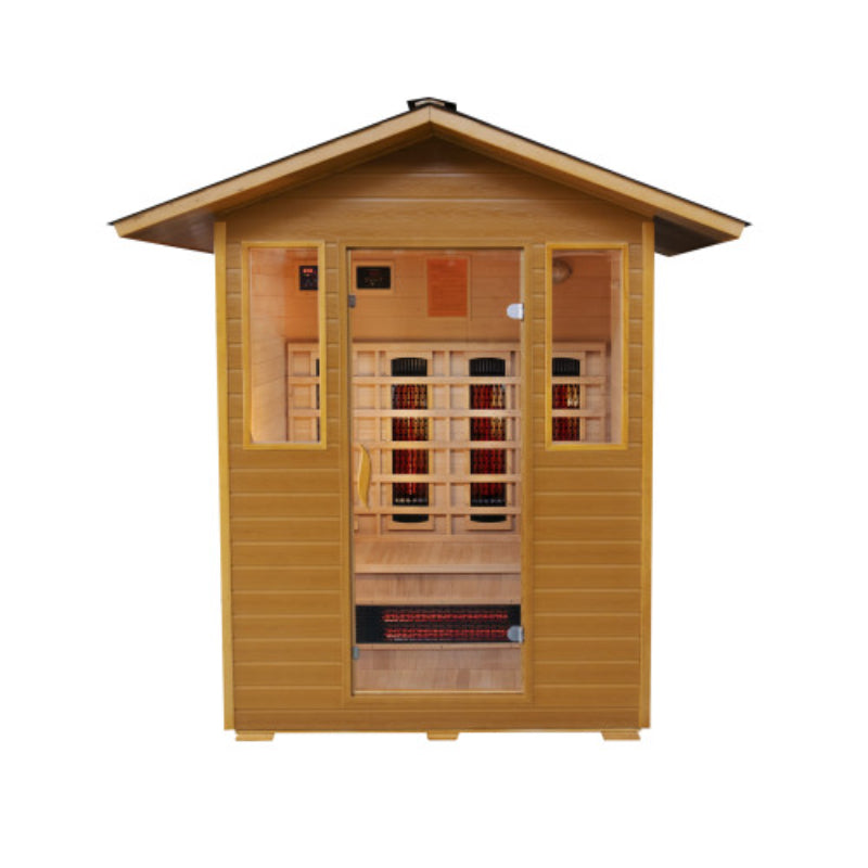 SunRay Saunas - Grandby Outdoor Infrared Sauna - 3 Person