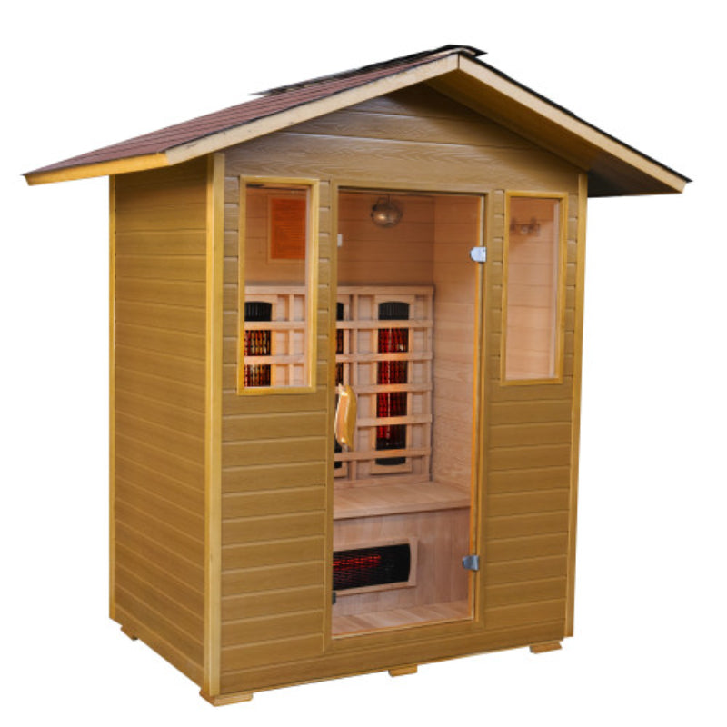 SunRay Saunas - Grandby Outdoor Infrared Sauna - 3 Person
