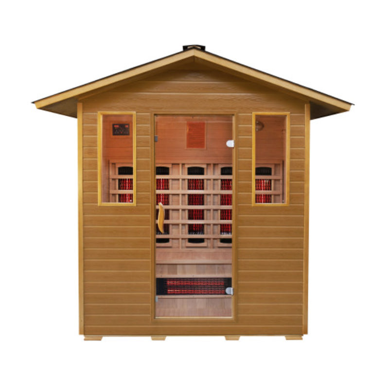 SunRay Saunas - Cayenne Outdoor Infrared Sauna -  4 Person