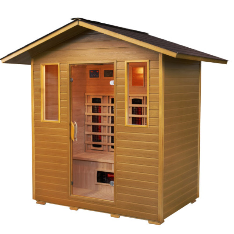 SunRay Saunas - Cayenne Outdoor Infrared Sauna -  4 Person