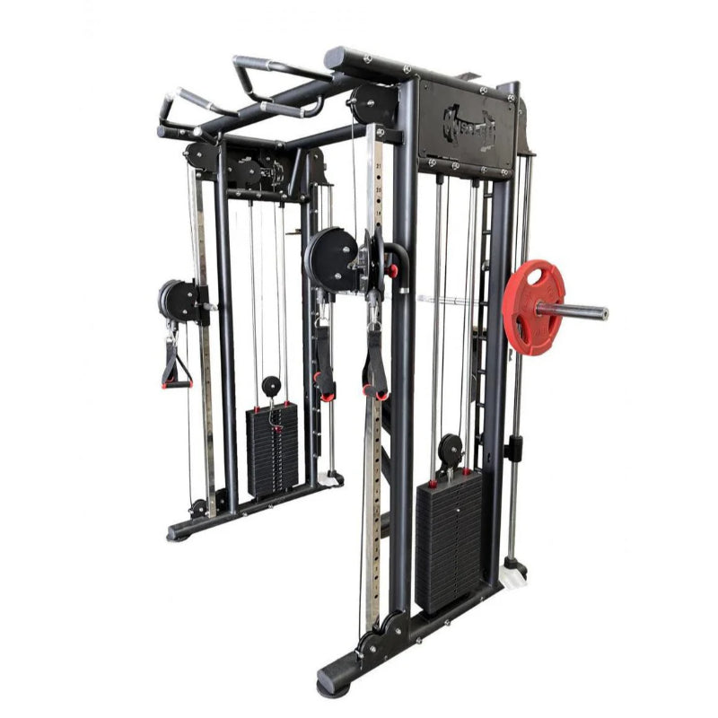 Muscle D Fitness Megatron Dual Adjustable Pulley / Smith Combo