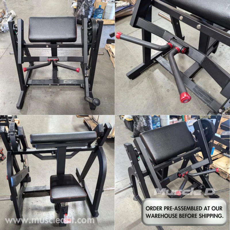 Muscle D Fitness Excel Leverage Seated Biceps