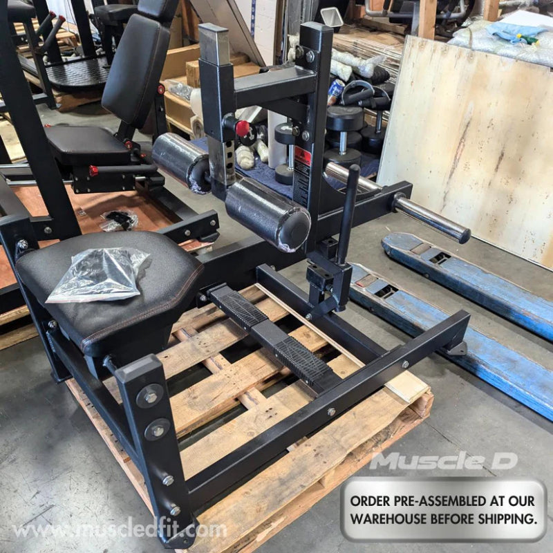 Muscle D Fitness Excel Leverage Seated Calf Raise