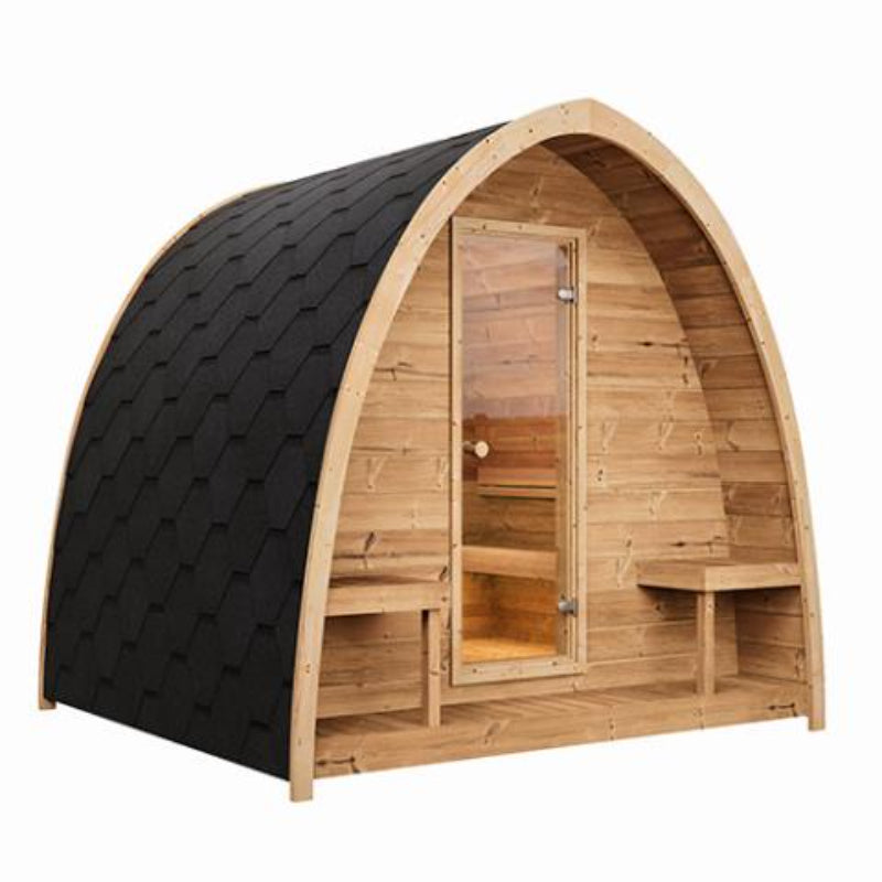 SaunaLife G3 Garden Series Outdoor Sauna - 6 Person