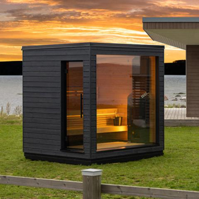 SaunaLife G6 Garden-Series Outdoor Sauna - Fully Assembled - 5 Persons
