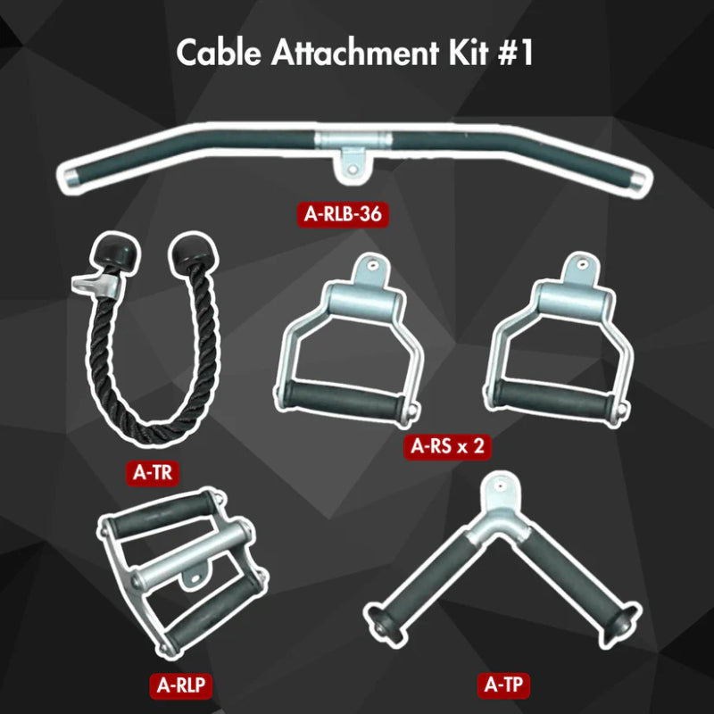 Muscle D Fitness Attachment Kit - Cable Attachment Kit #1