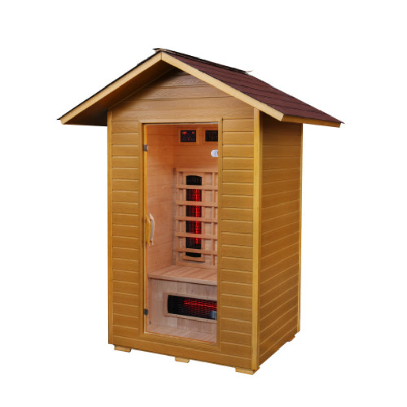 SunRay Saunas Burlington 2 Person Outdoor Infrared Sauna