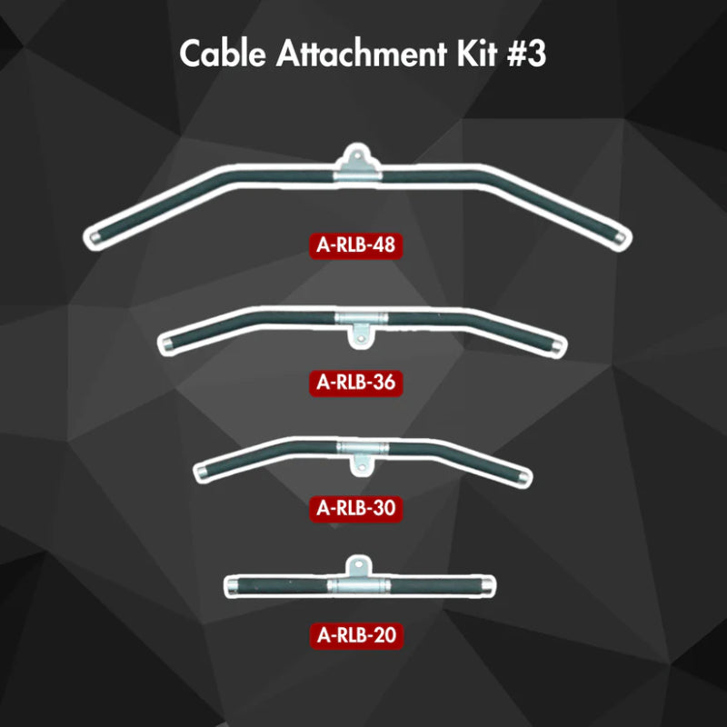 Muscle D Fitness Rotating Lat Bar Kit - Cable Attachment Kit #3