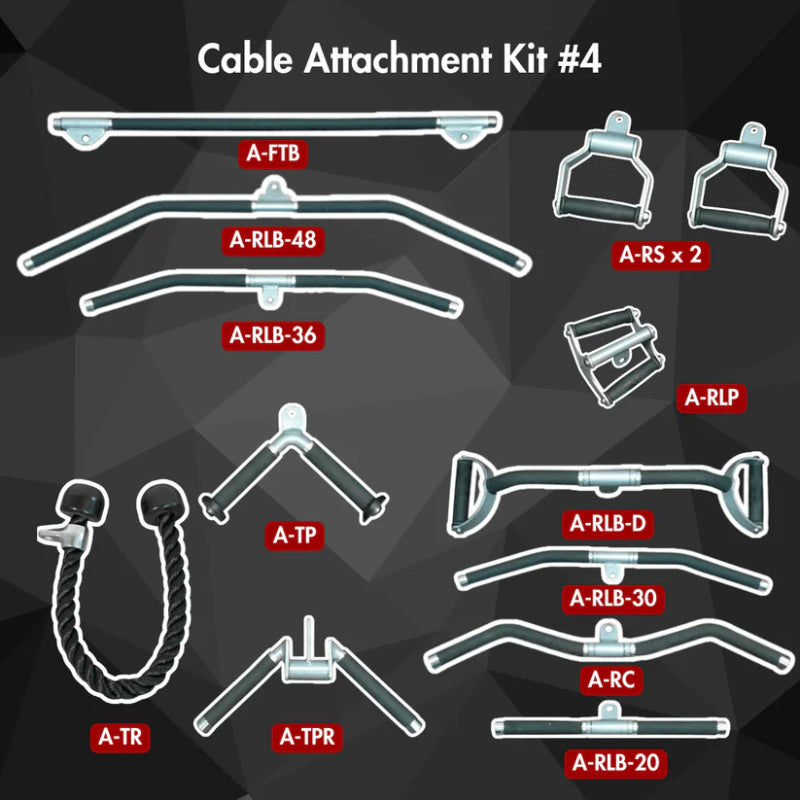 Muscle D Fitness Complete Cable Attachment Kit #4