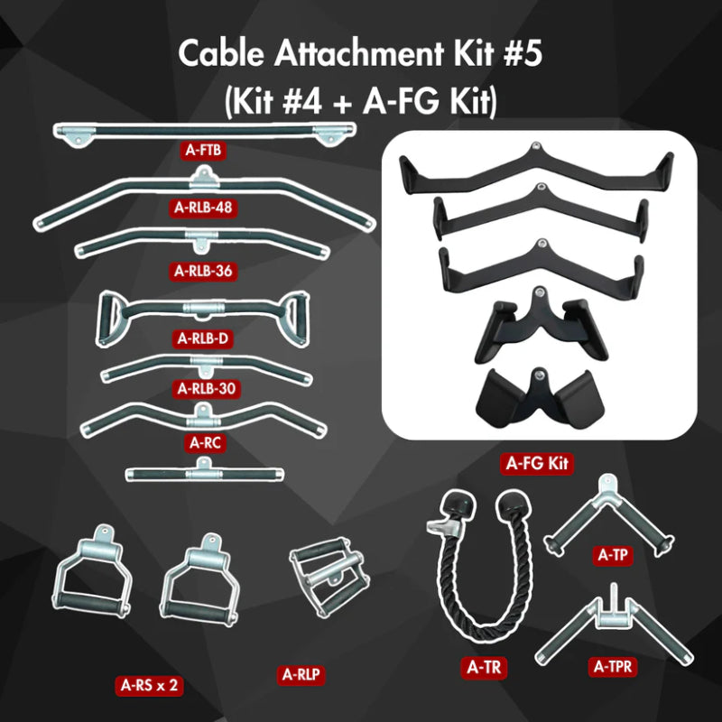 Muscle D Fitness Ultimate Cable Attachment Kit - Cable Attachment Kit #5