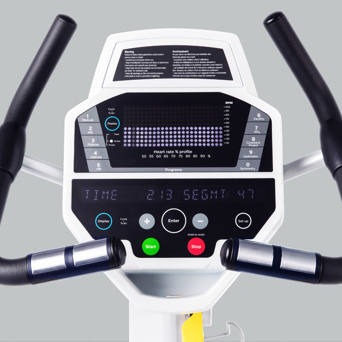 Spirit Fitness 7.0U Upright Bike - REHAB