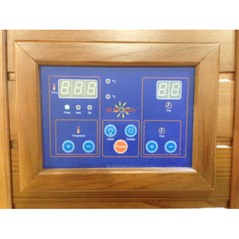 SunRay Saunas Sequoia 4 Person Indoor Infrared Sauna Cedar