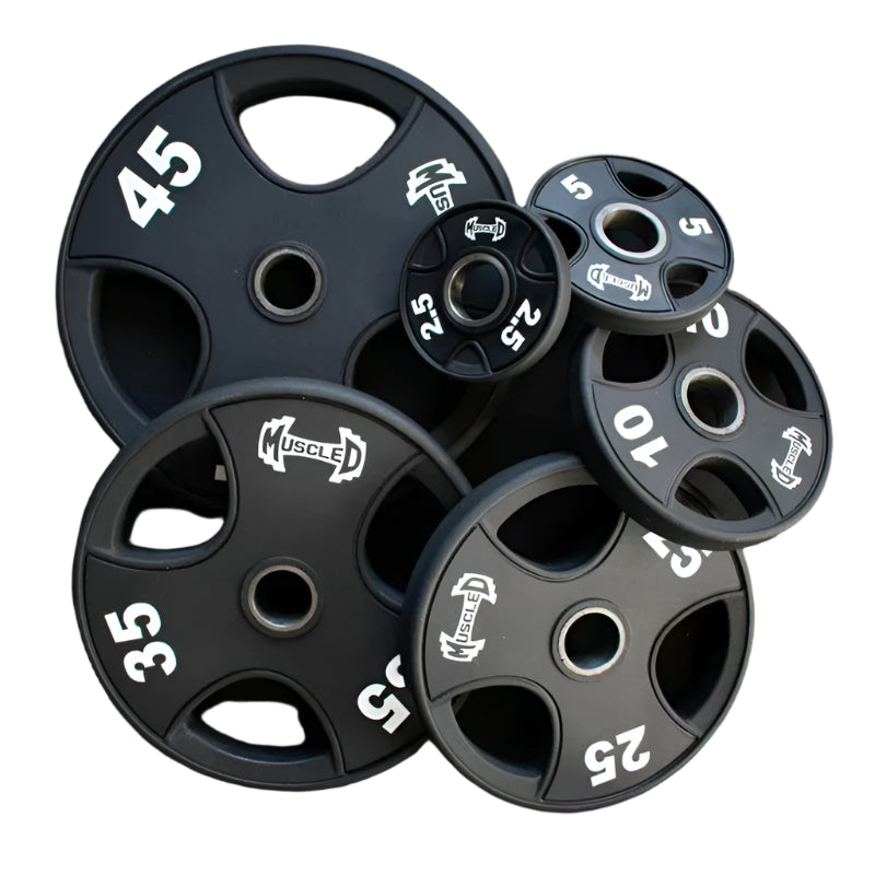 Muscle D Fitness Pro Urethane Coated Olympic Plates