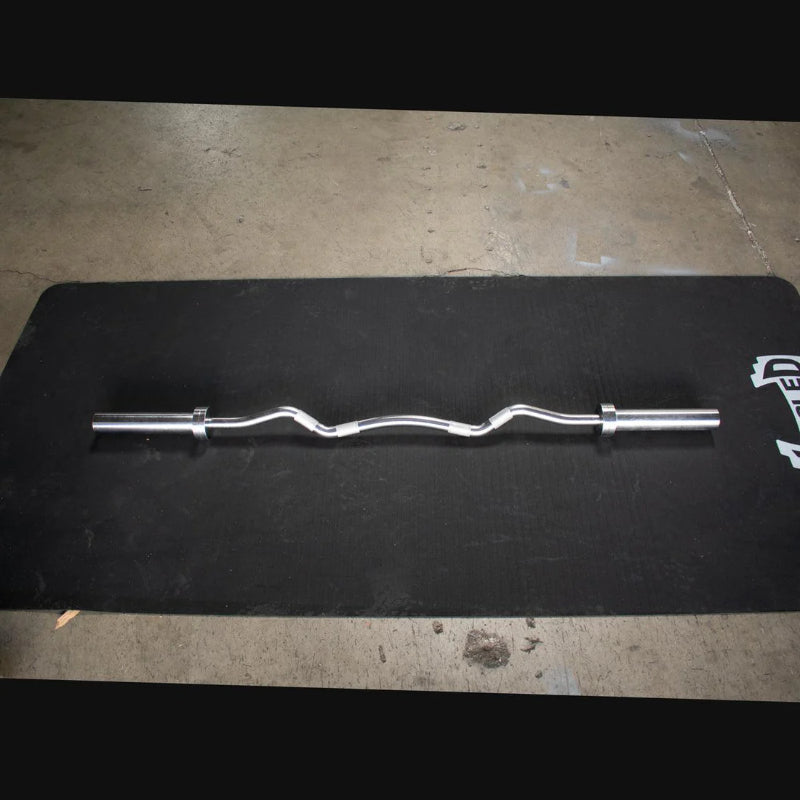 Muscle D Fitness 5' Hard Chrome Curl Bar