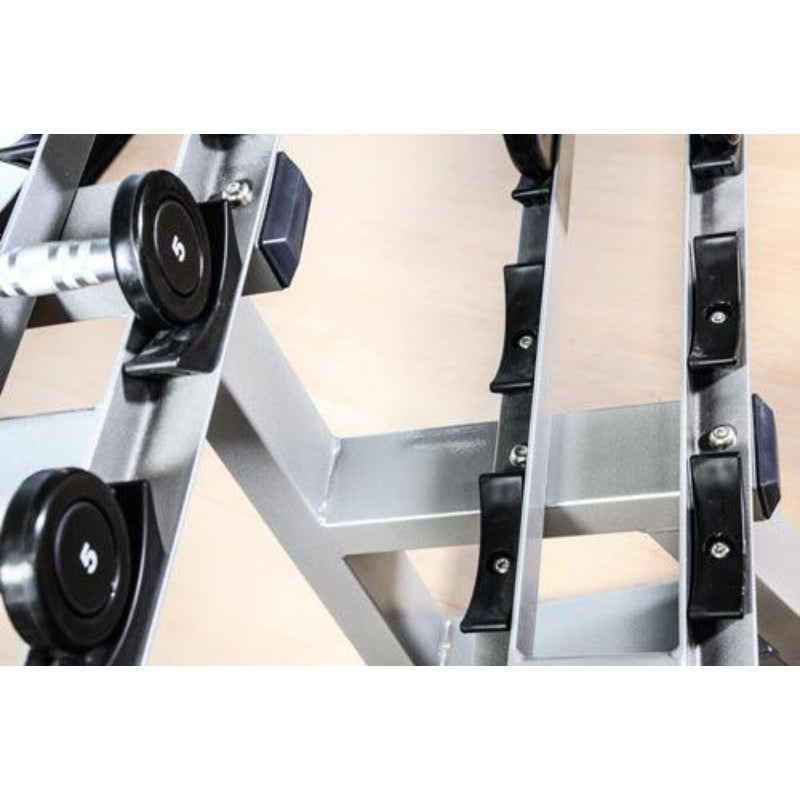 Muscle D Fitness 2-Tier Dumbbell Rack