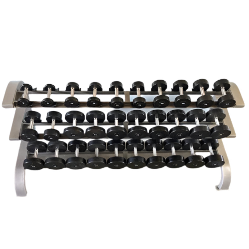 Muscle D Fitness Three Tier 15 Pairs Dumbbell Rack Pro