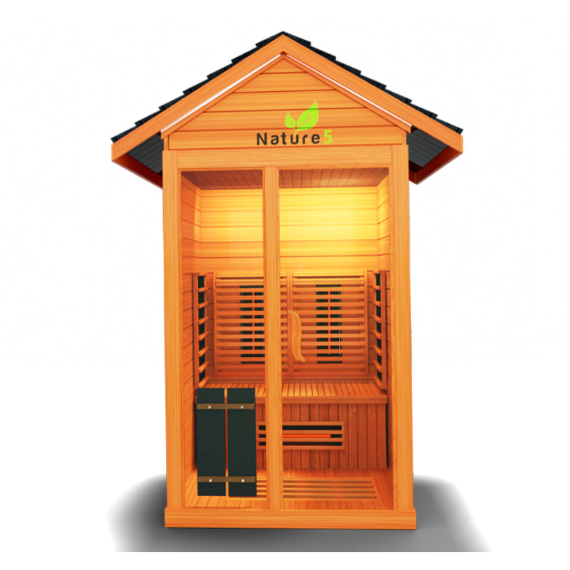 Medical Saunas - Nature 5 v2 Full Spectrum Infrared Tech - 2 People