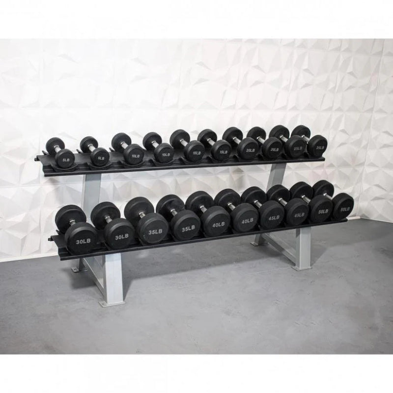 Muscle D Fitness Pro Rubber Dumbbell Set