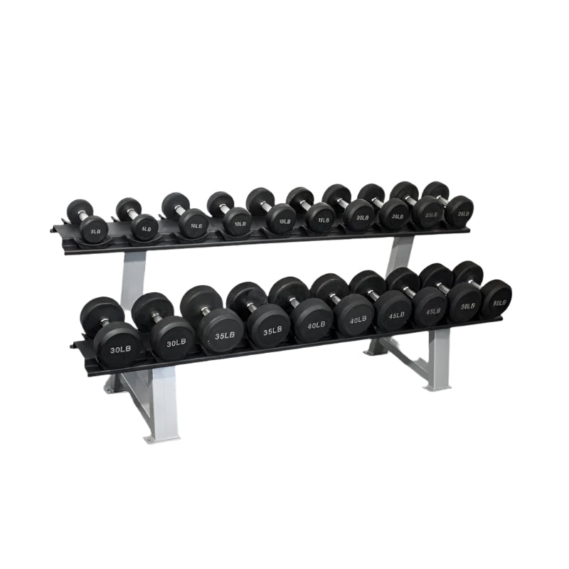 Muscle D Fitness Pro Rubber Dumbbell Set