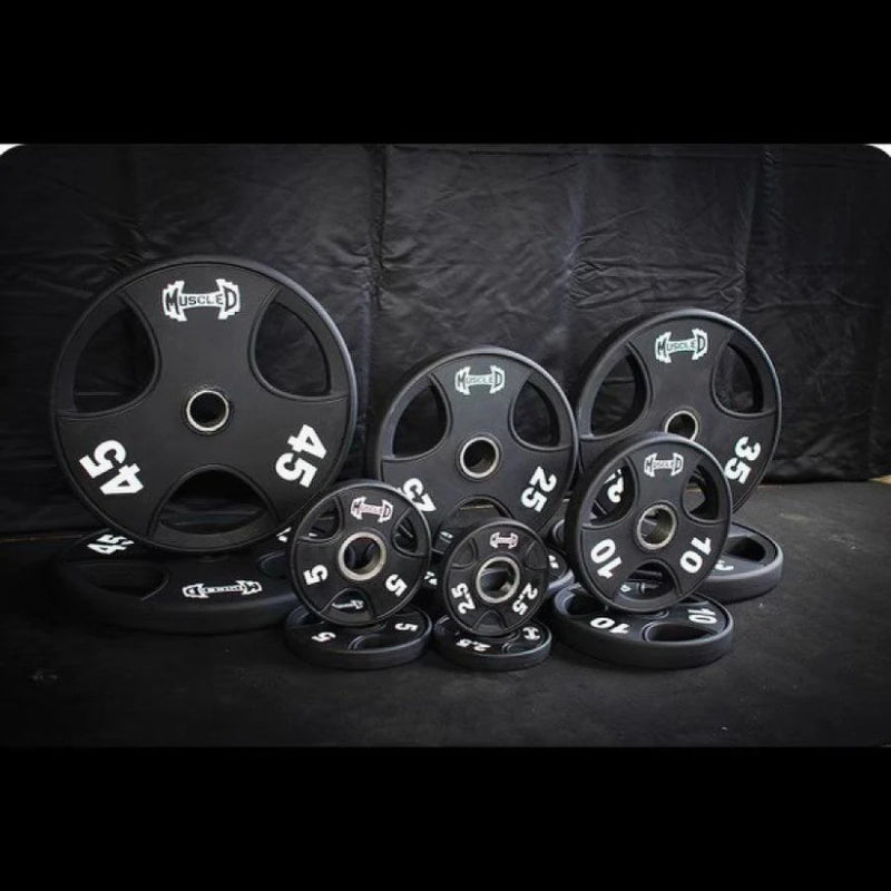 Muscle D Fitness Pro Urethane Coated Olympic Plates