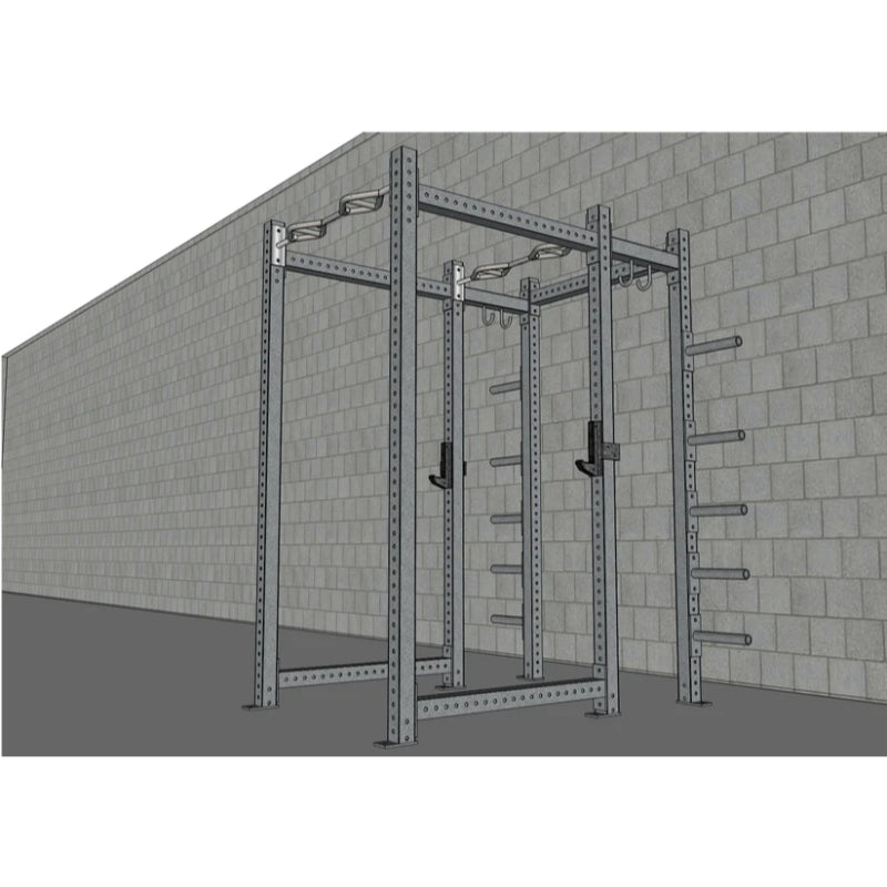 Muscle D Fitness TGrip Commercial Full Power Rack