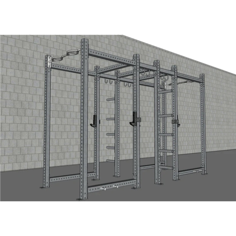 Muscle D Fitness TGrip Commercial Dual Power Rack