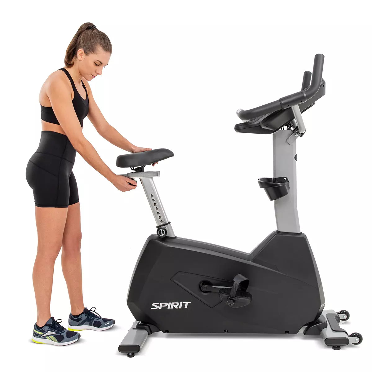 Spirit Fitness CU800ENT Upright Bike - Commercial