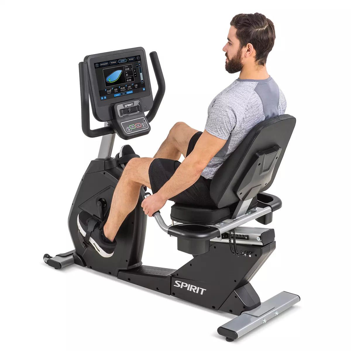 Spirit Fitness CR800ENT Recumbent Bike - Commercial