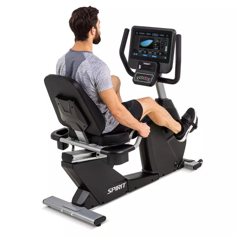 Spirit Fitness CR800ENT Recumbent Bike - Commercial